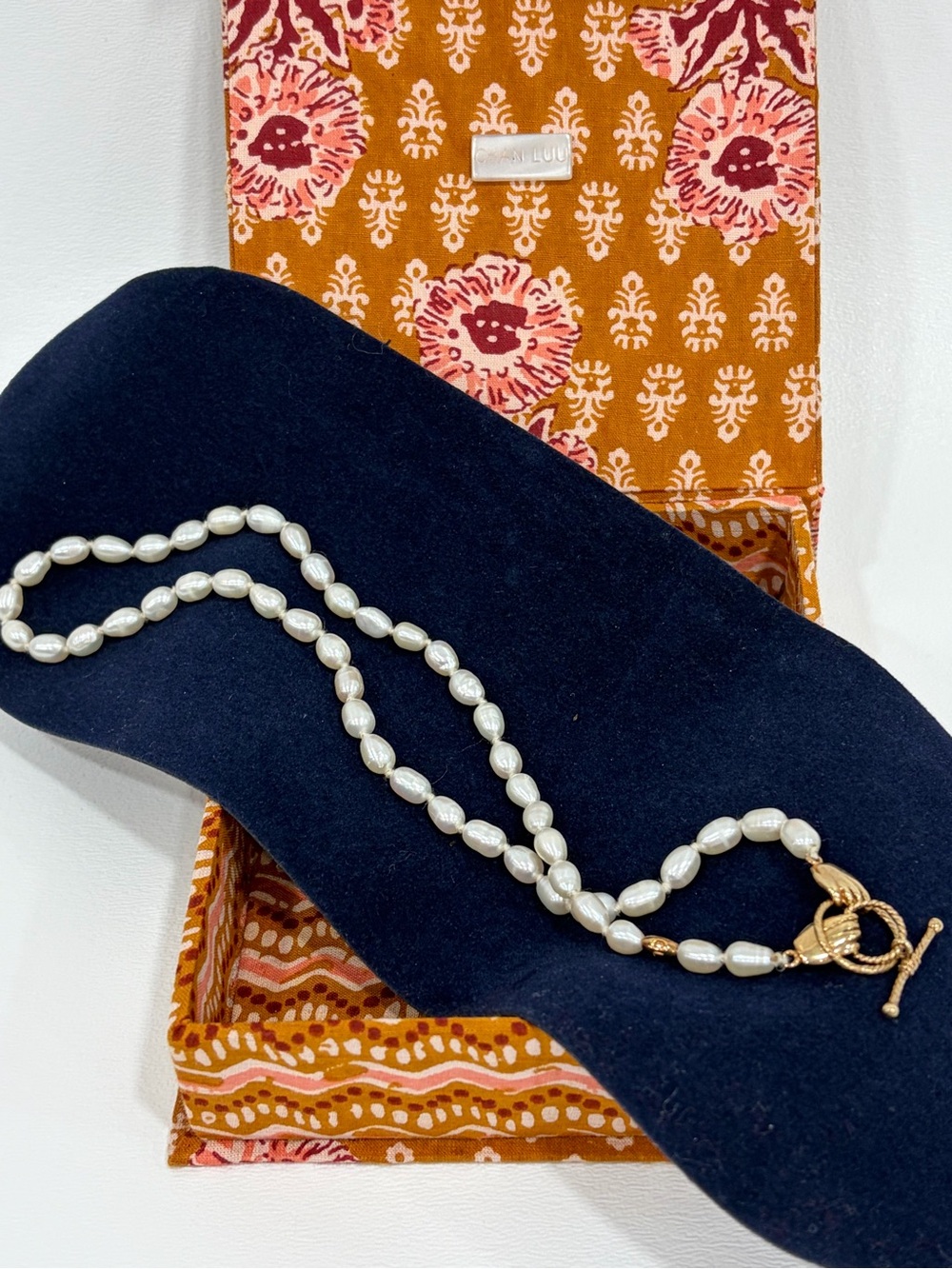 CHAN LUU Elegant Artisan
Freshwater Pearl Necklace with Mano Hand Toggle - Picture 4 of 8